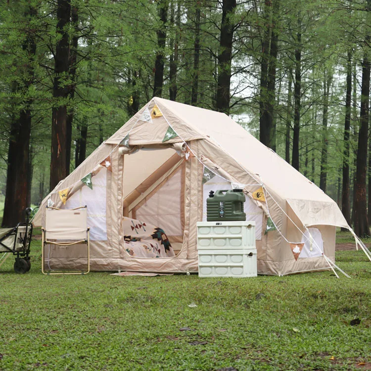 Tende da campeggio gonfiabili per tende da campeggio gonfiabili impermeabili per famiglie in tela per famiglie Glamping Glamping per famiglie di alta qualità