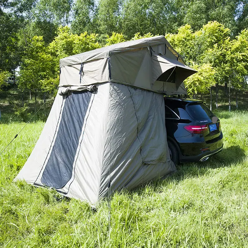 Outdoor camping waterproof big size car roof top tent