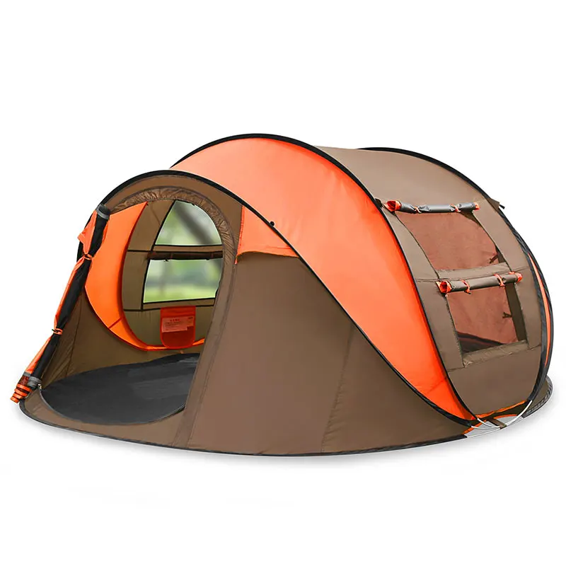 STAR HOME Tenda da lancio Tenda da campeggio impermeabile pop-up da lancio automatico per esterni Tende da campeggio impermeabili per famiglie numerose